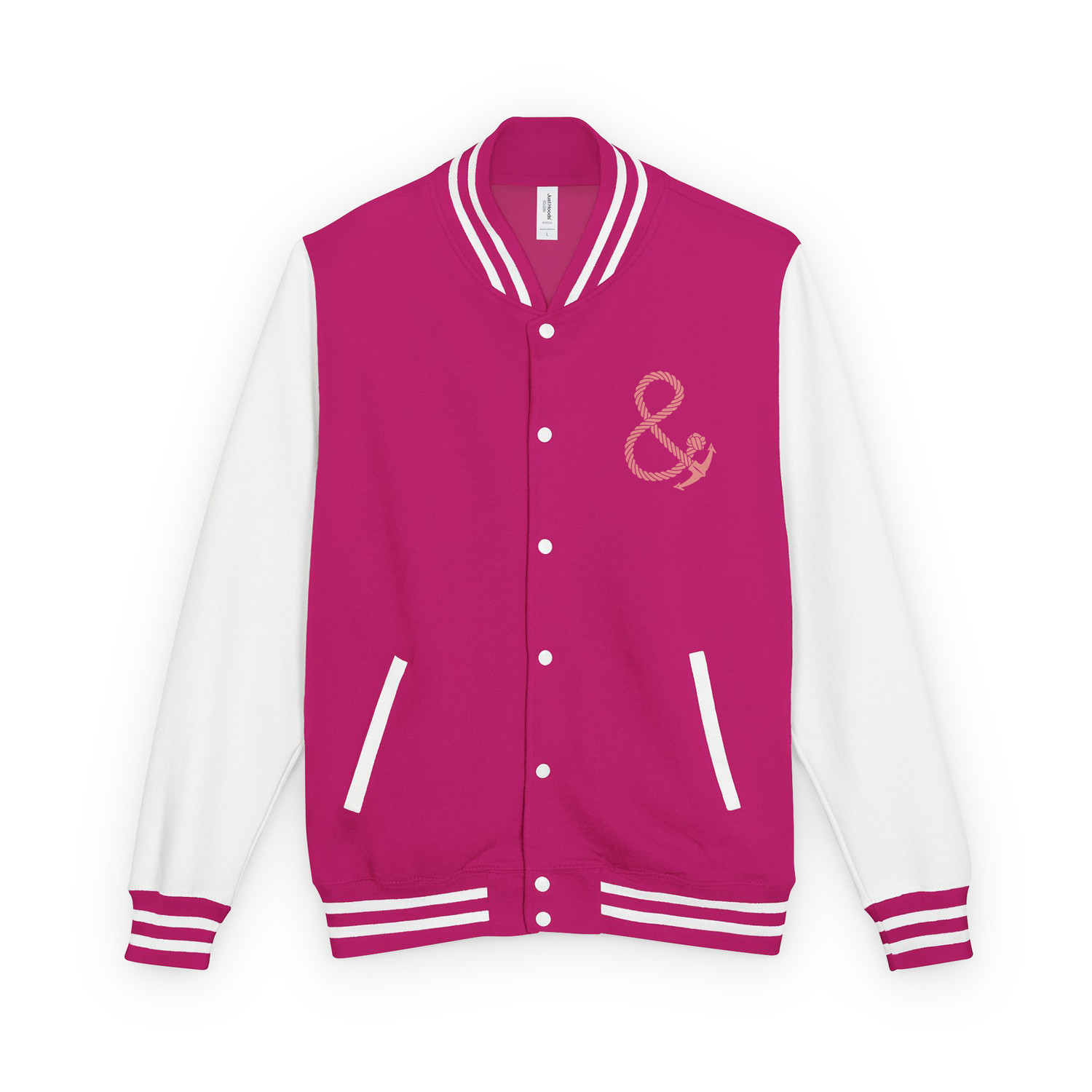 ANCHOR & CREW Court Etiquette Tennis Club League Cotton Varsity Letterman Jacket