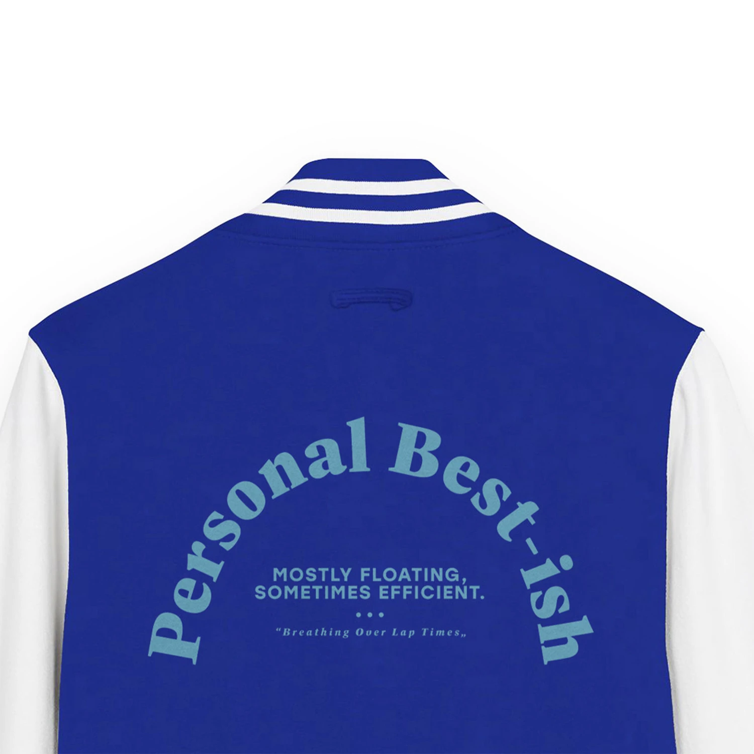 ANCHOR & CREW Personal Best-ish Swimming Club League Cotton Varsity Letterman Jacket