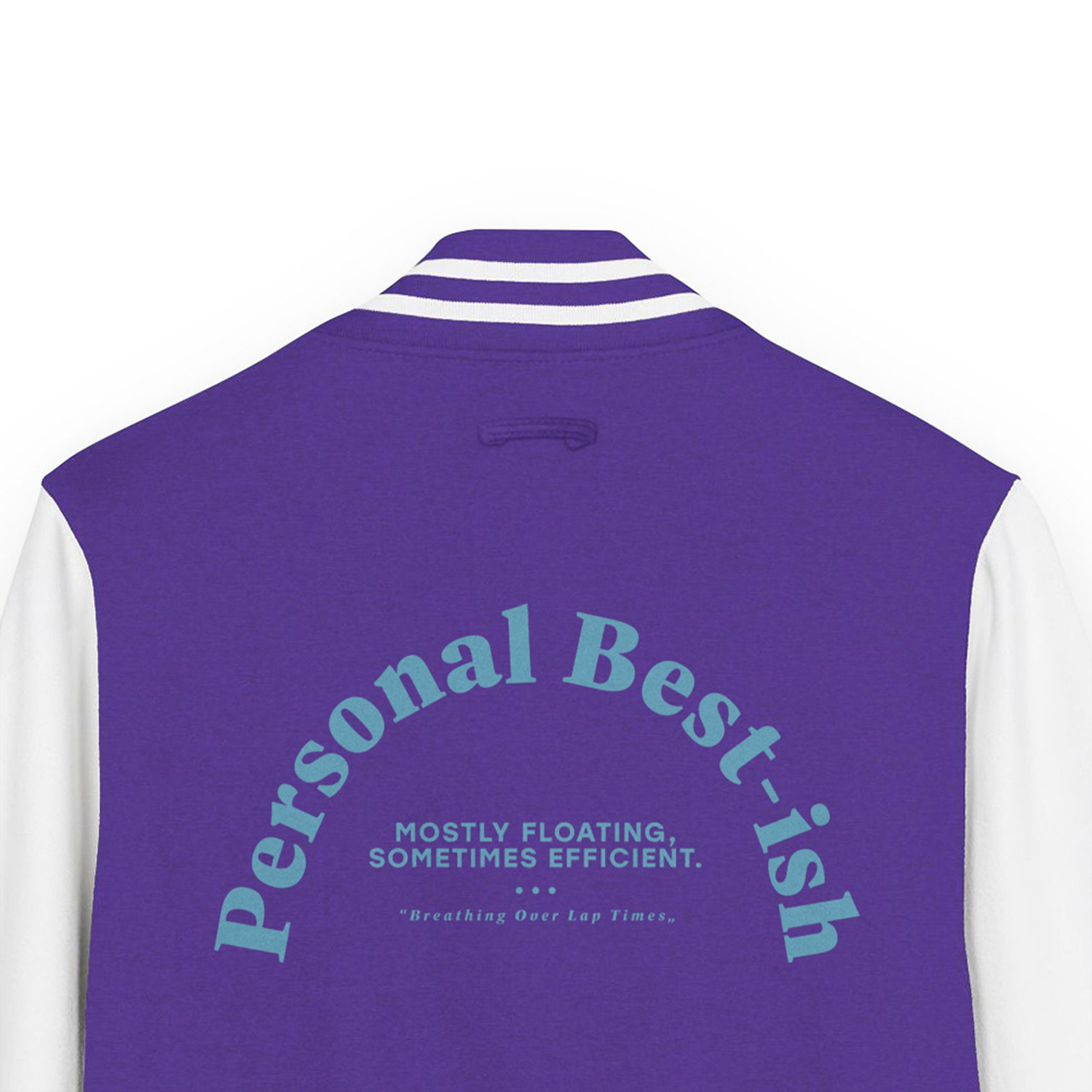 ANCHOR & CREW Personal Best-ish Swimming Club League Cotton Varsity Letterman Jacket
