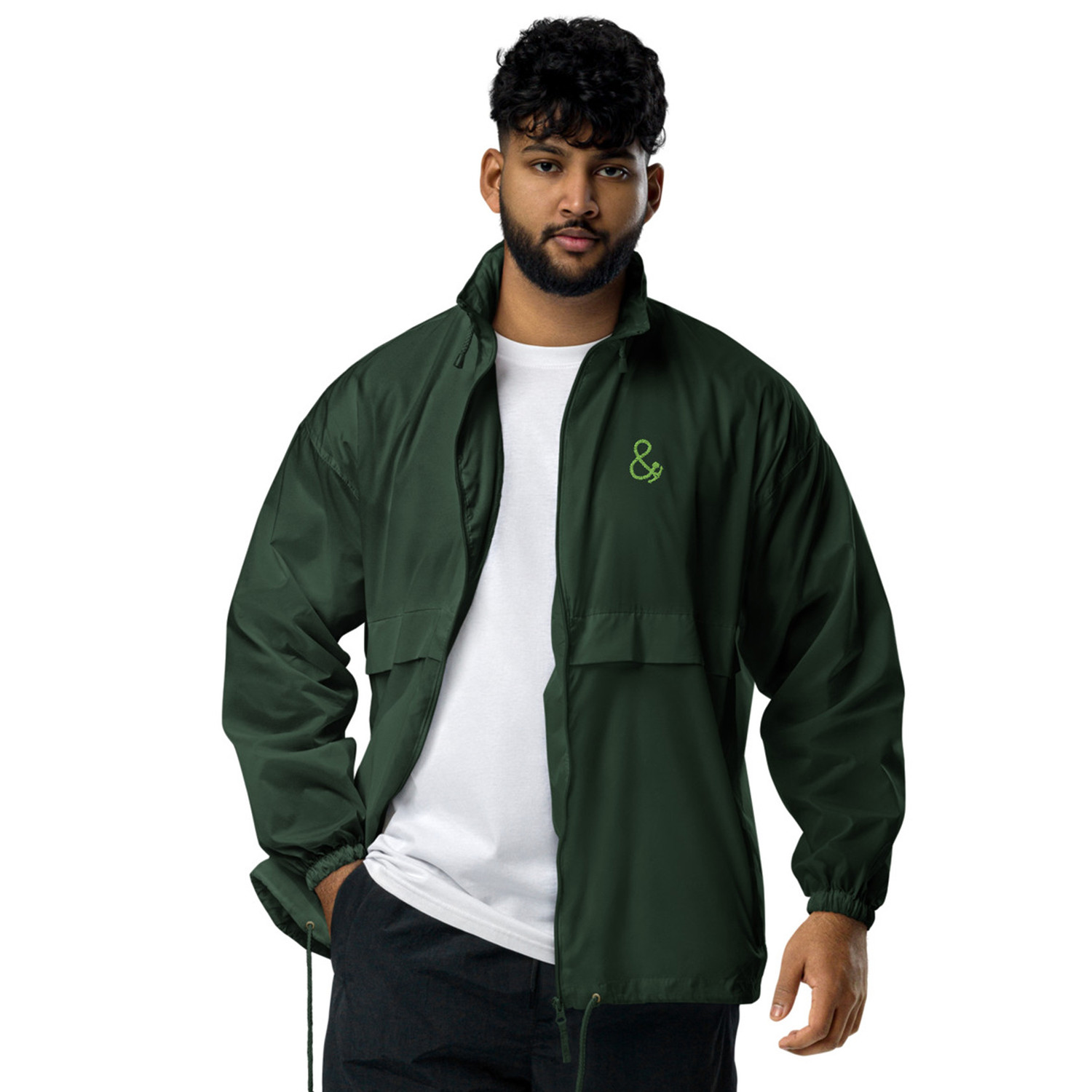 ANCHOR & CREW Under Pressure Sports Club League Embroidered Windbreaker Coat