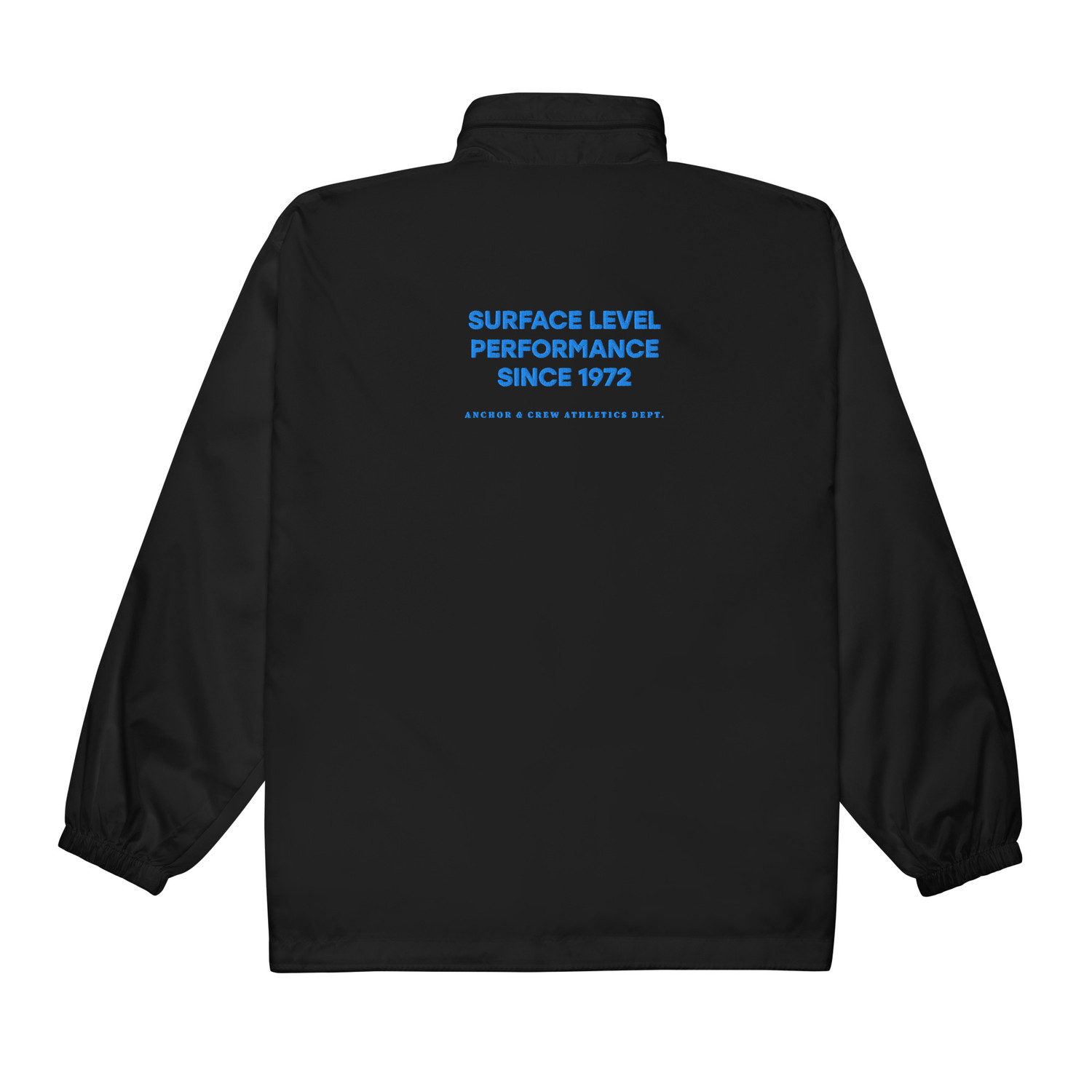 ANCHOR & CREW Surface Level Performance Sports Club League Embroidered Windbreaker Coat
