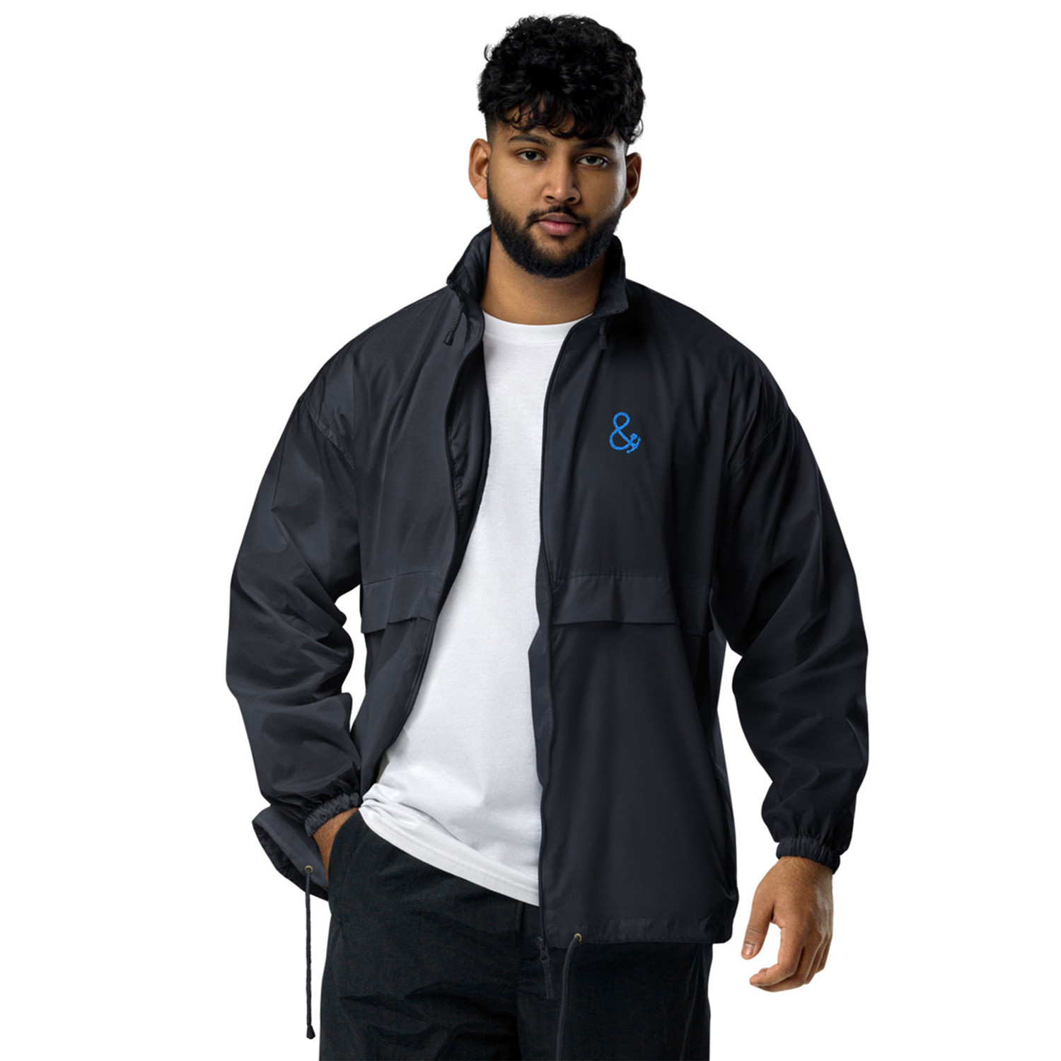 Surface Level Sports Club League Embroidered Windbreaker Coat