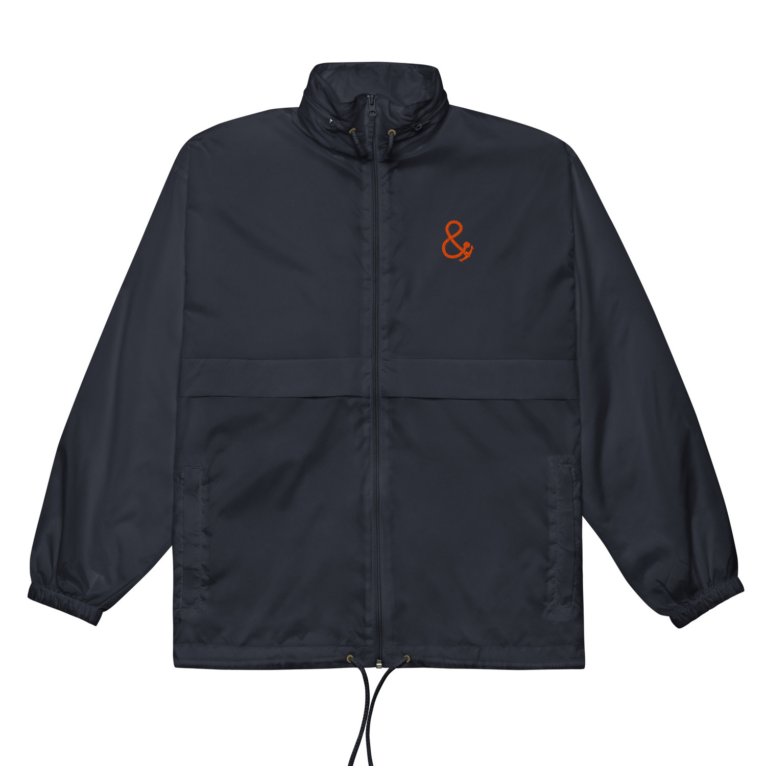 ANCHOR & CREW Too Long & Low Sports Club League Embroidered Windbreaker Coat