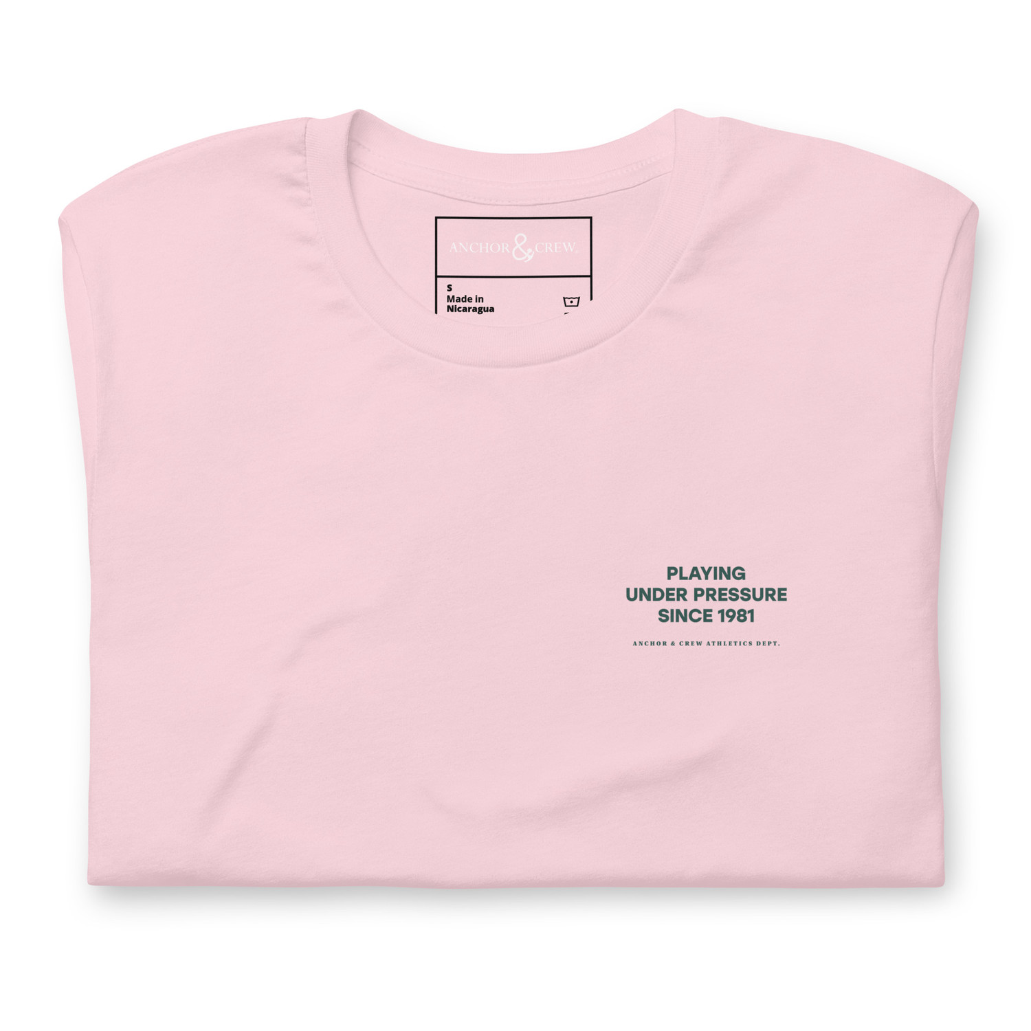 ANCHOR & CREW Court Etiquette Tennis Club League Organic Cotton T-Shirt