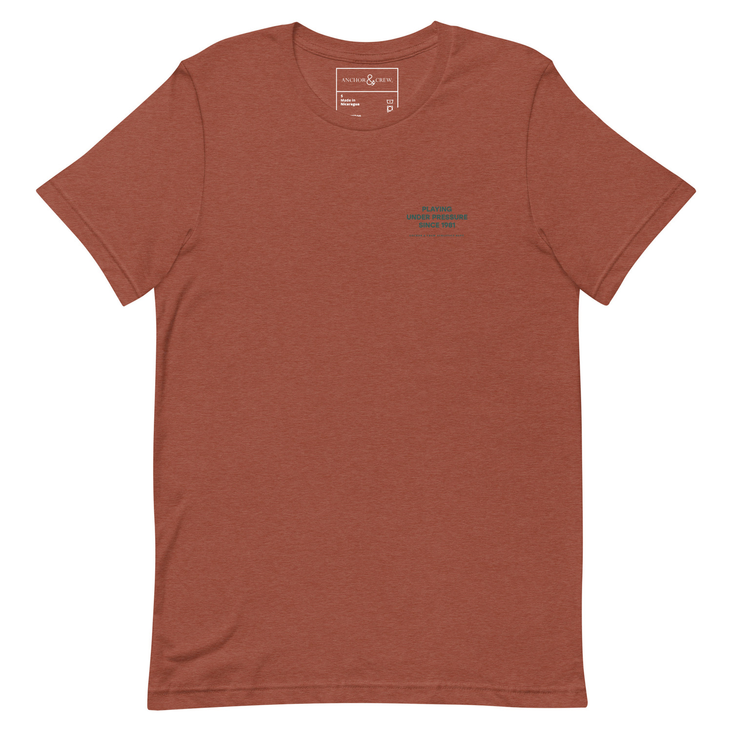 ANCHOR & CREW Court Etiquette Tennis Club League Organic Cotton T-Shirt