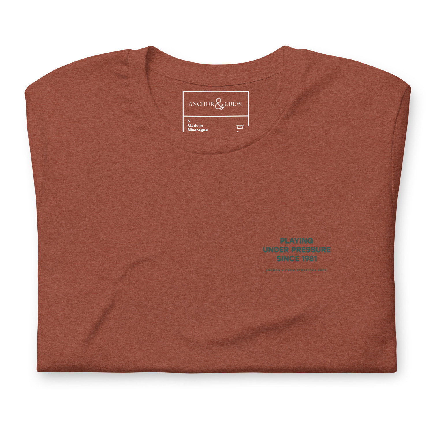 ANCHOR & CREW Court Etiquette Tennis Club League Organic Cotton T-Shirt