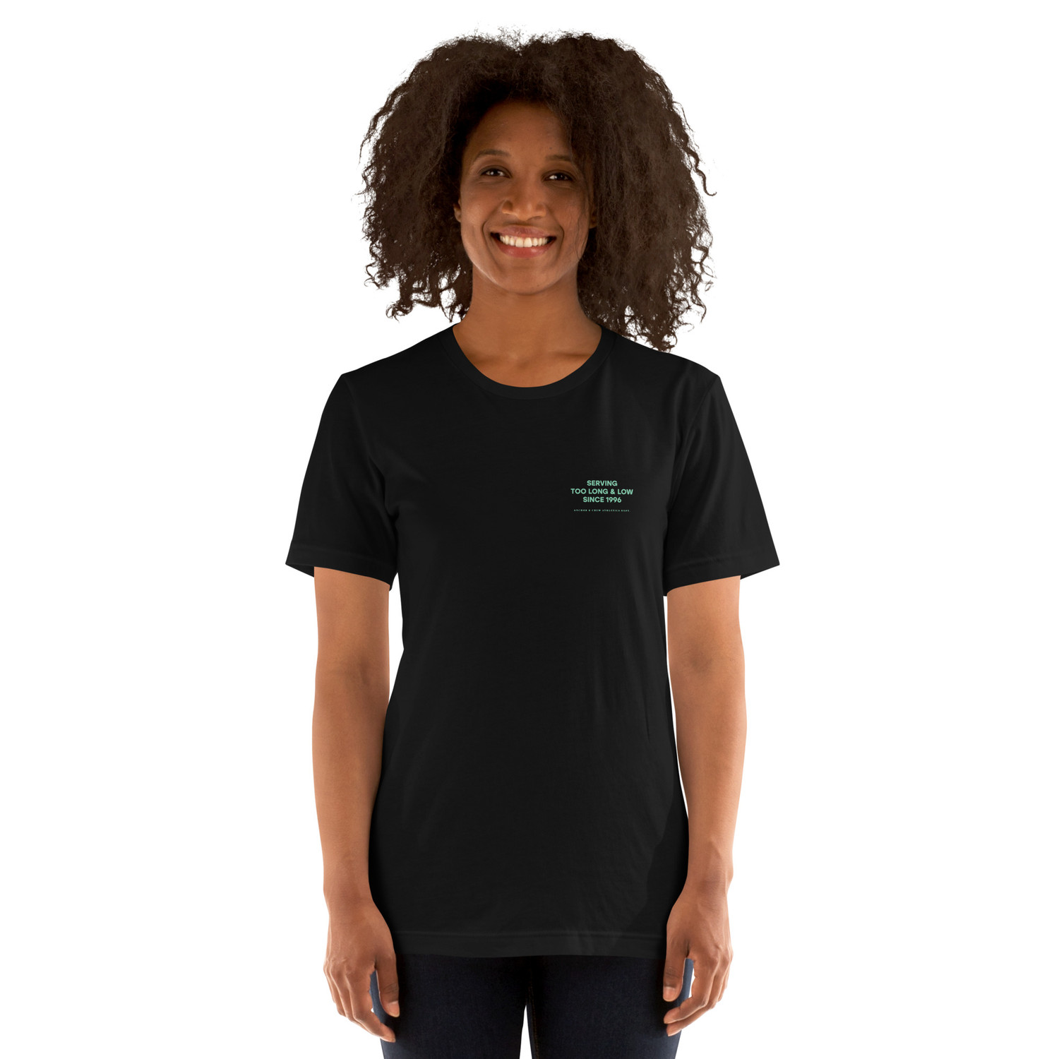 ANCHOR & CREW Set Point Social Volleyball Club League Organic Cotton T-Shirt
