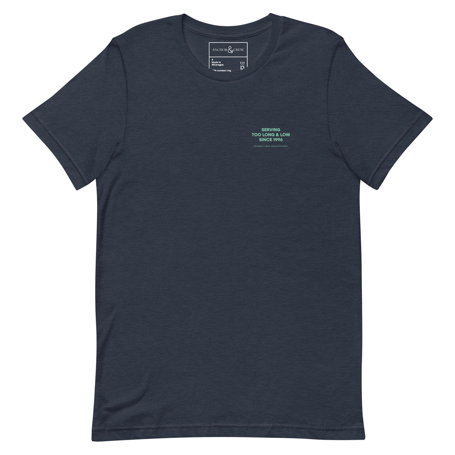 ANCHOR & CREW Set Point Social Volleyball Club League Organic Cotton T-Shirt