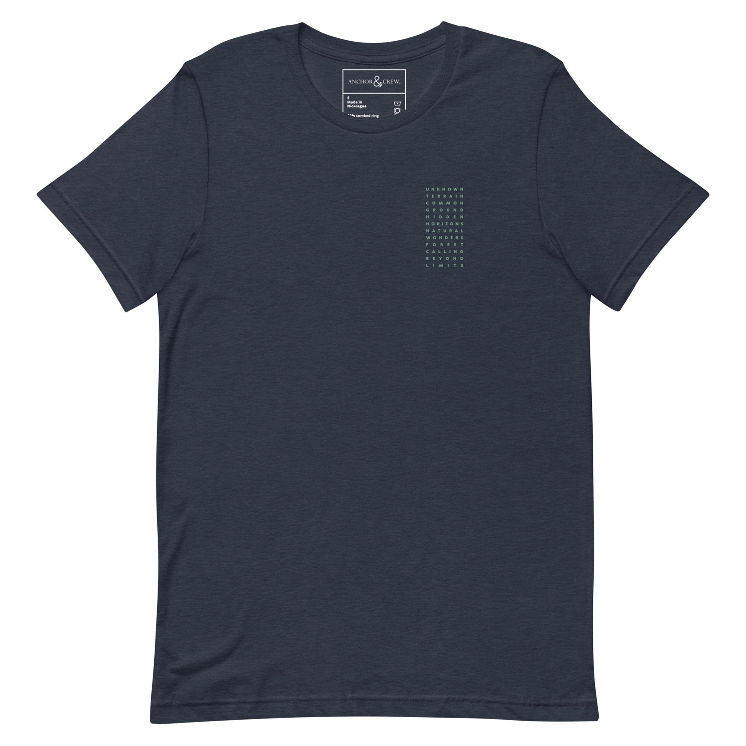 ANCHOR & CREW Field Notes Postmark Organic Cotton T-Shirt