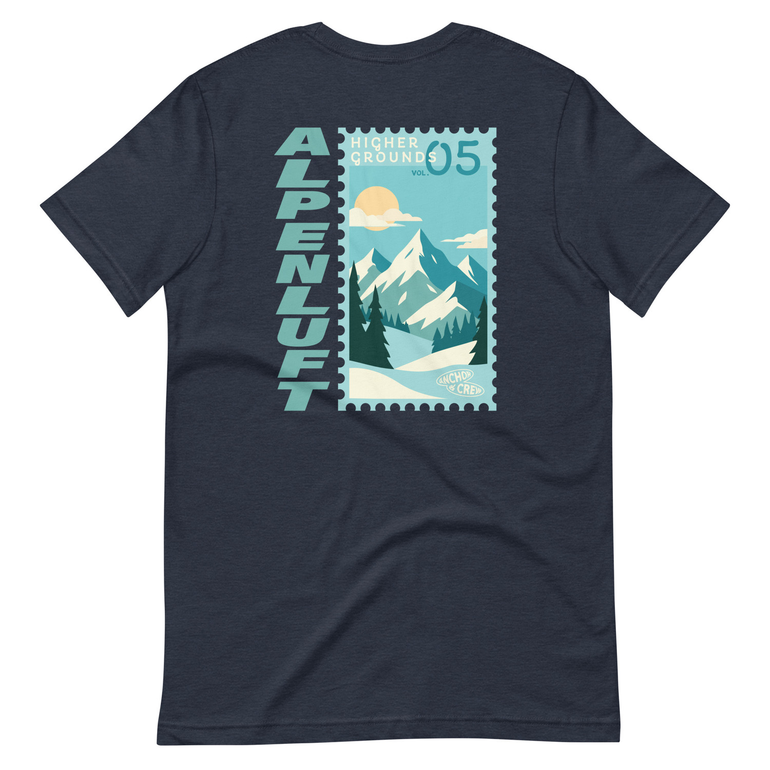 ANCHOR & CREW Higher Grounds Postmark Organic Cotton T-Shirt 