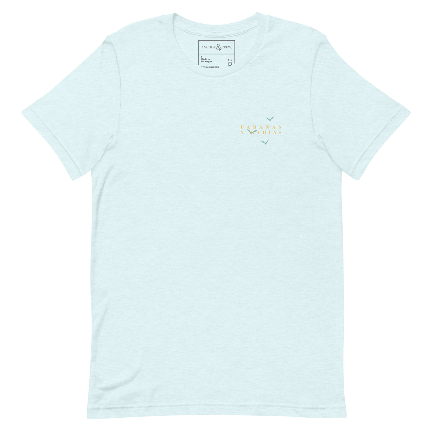 ANCHOR & CREW Golden Archives Postmark Organic Cotton T-Shirt 