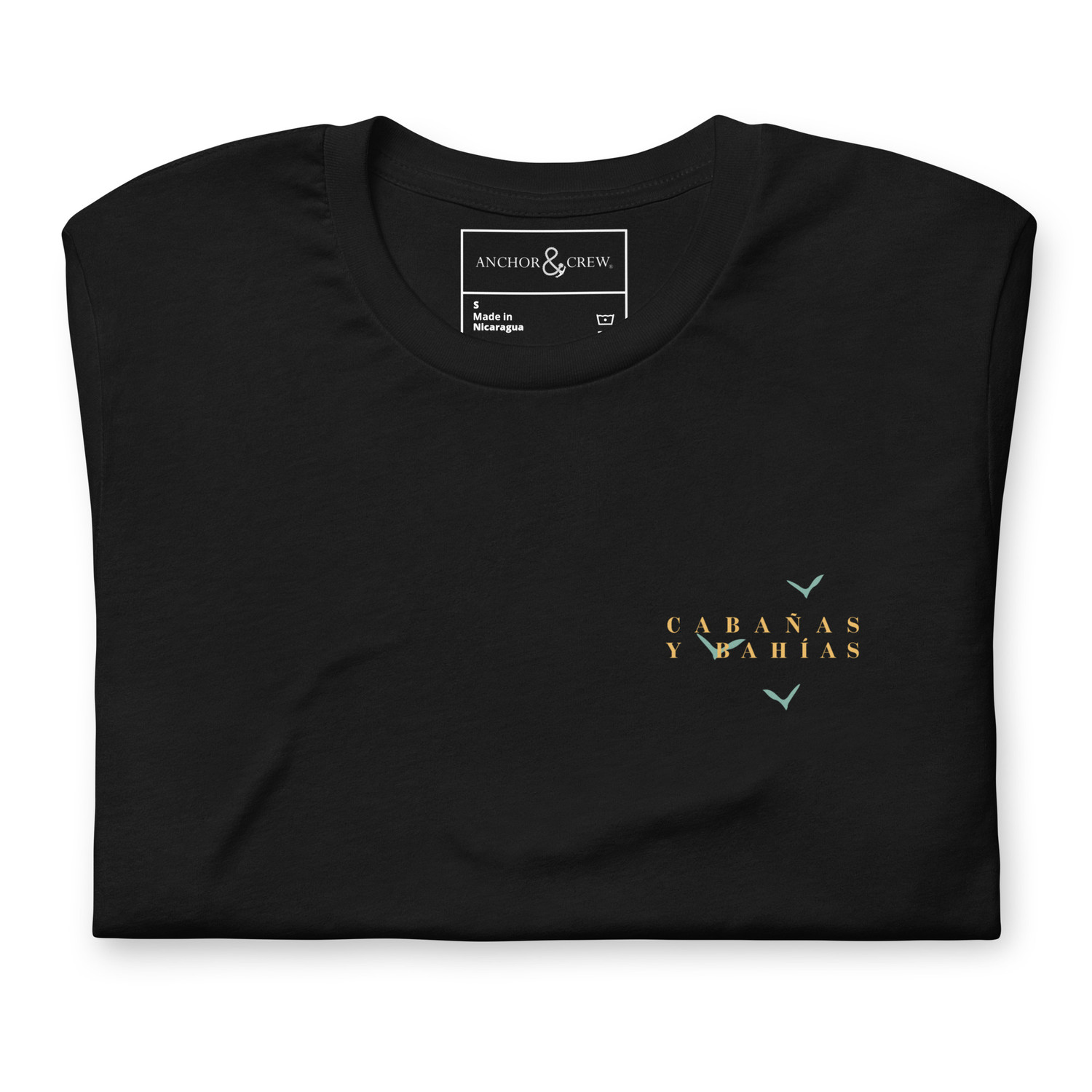 ANCHOR & CREW Golden Archives Postmark Organic Cotton T-Shirt 