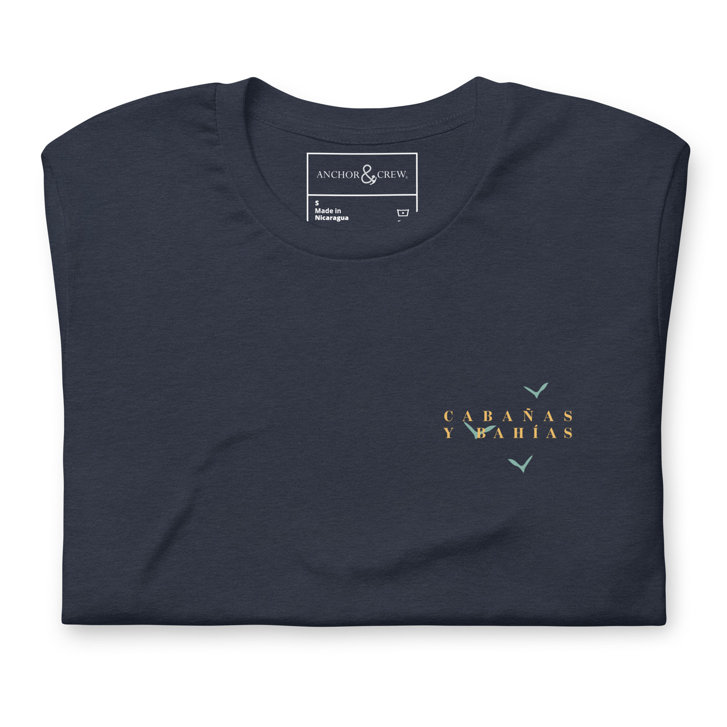 ANCHOR & CREW Golden Archives Postmark Organic Cotton T-Shirt 