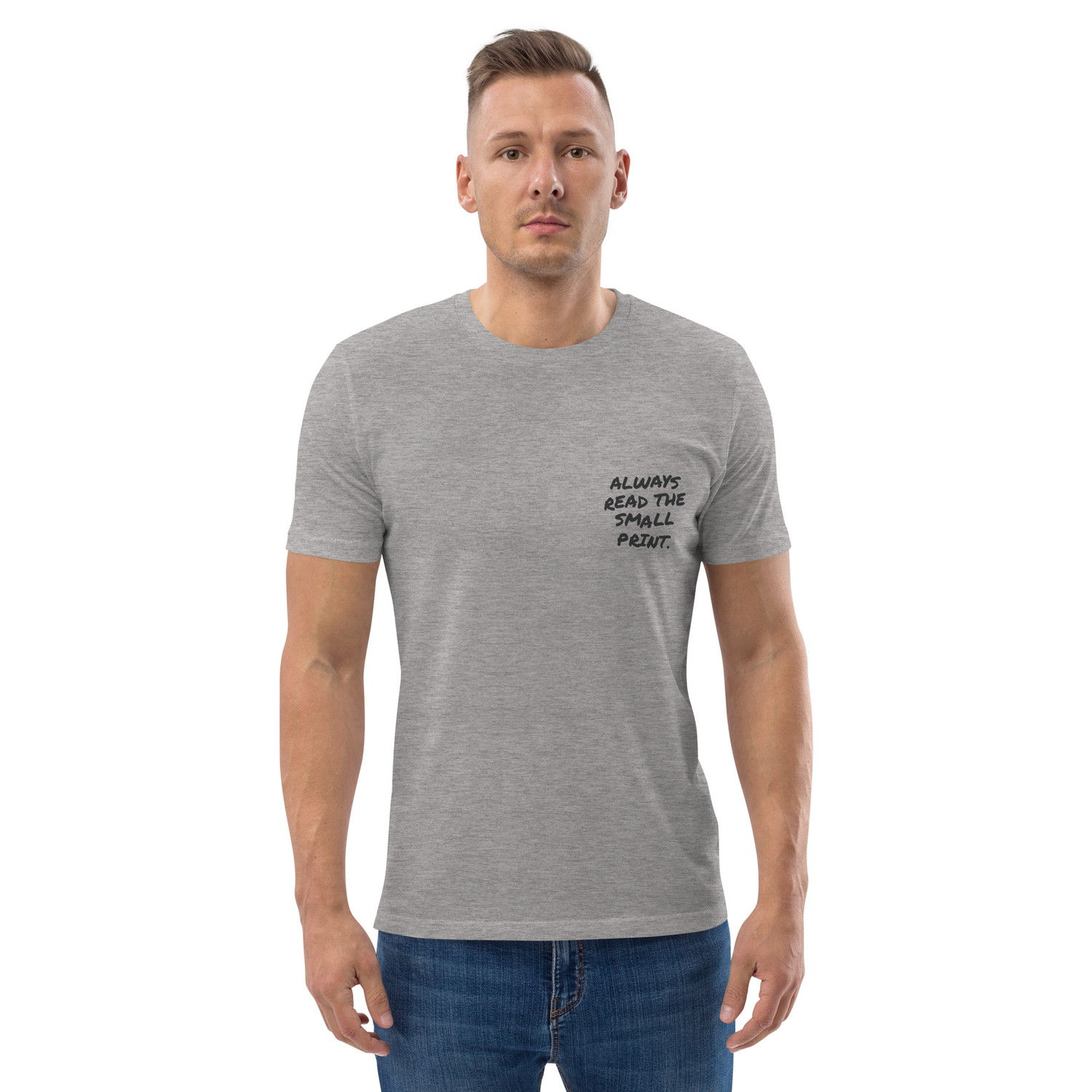 ANCHOR & CREW Small Print Annotations Organic Cotton T-Shirt