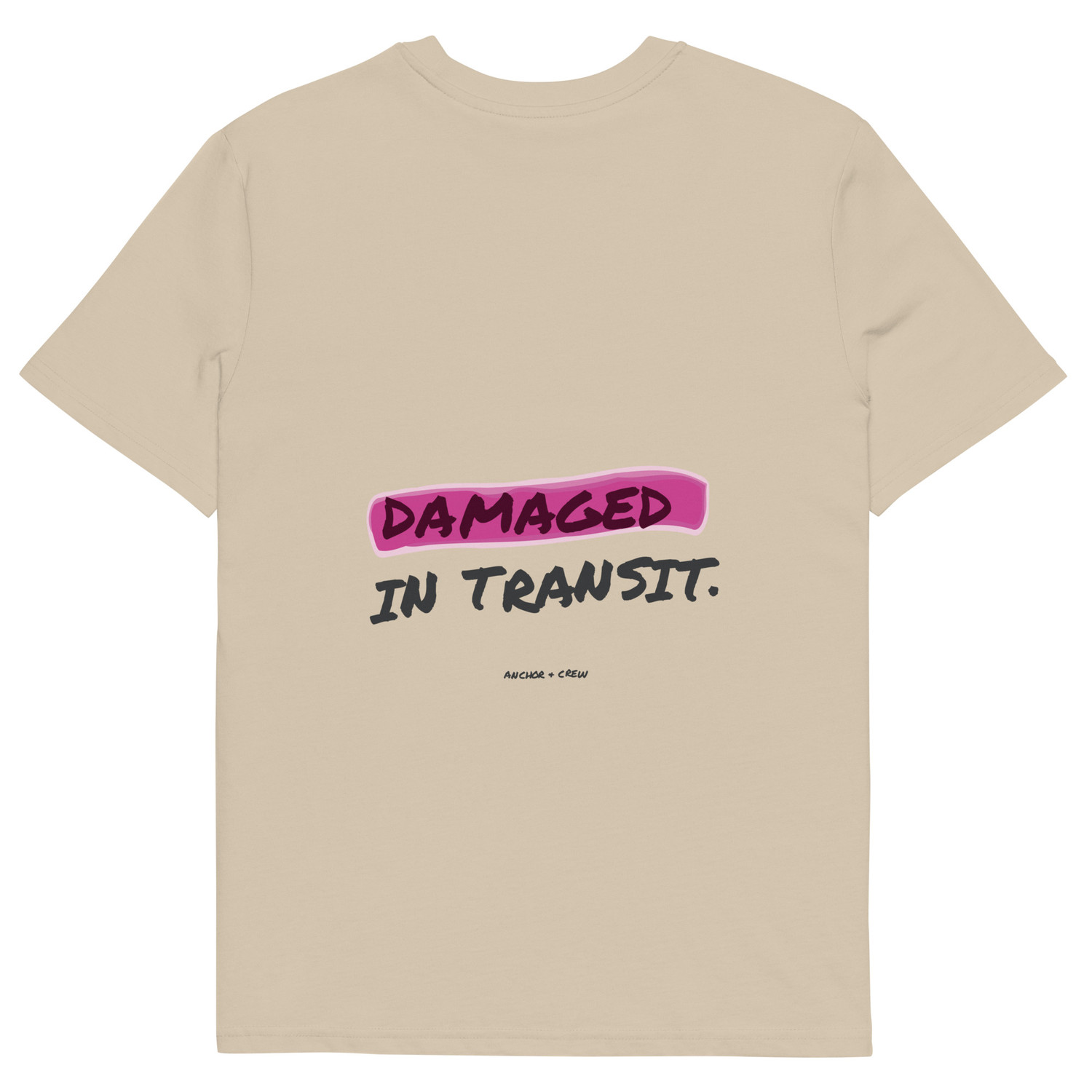 ANCHOR & CREW Out For Delivery Annotations Organic Cotton T-Shirt