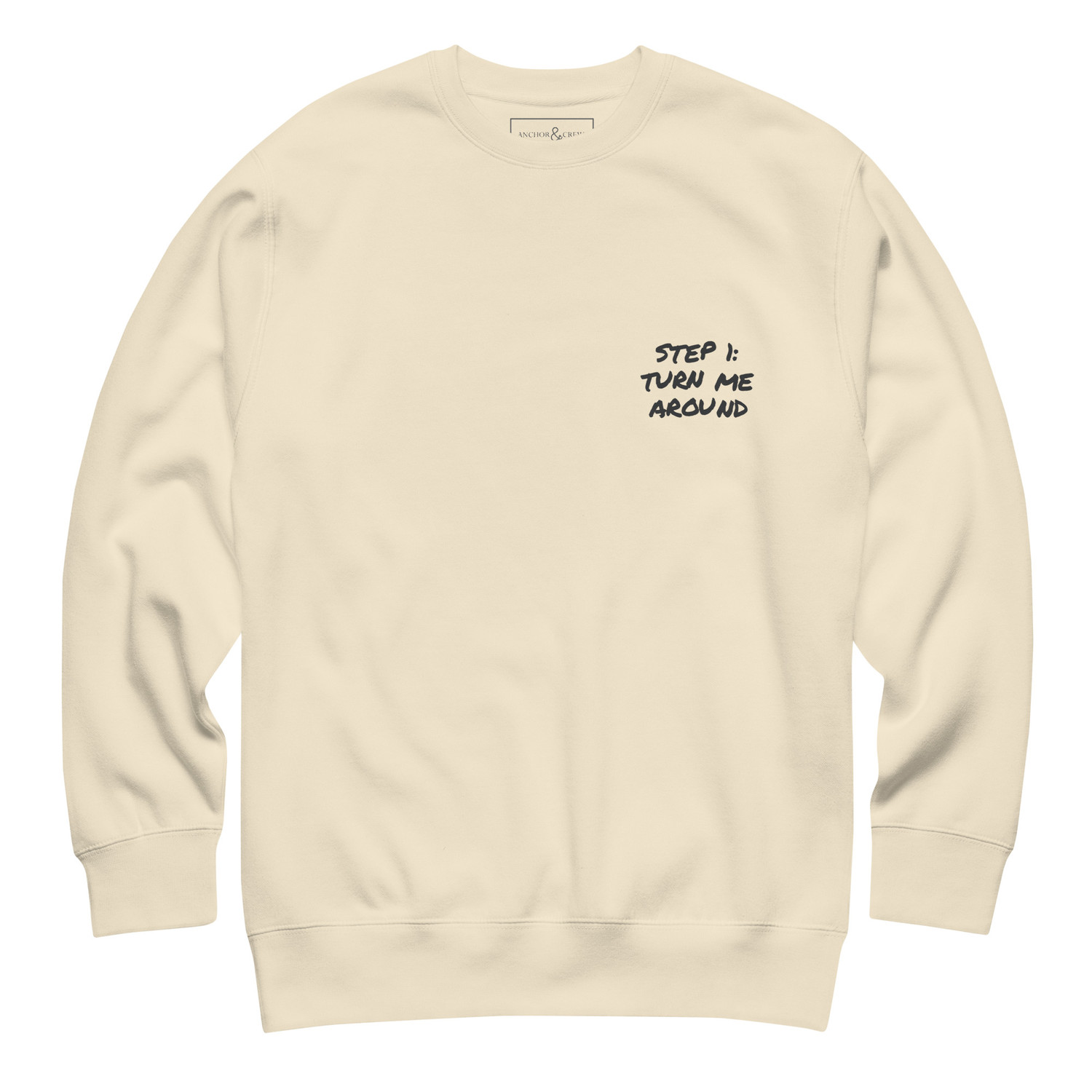 ANCHOR & CREW Actually Nevermind Annotations Organic Cotton Sweatshirt