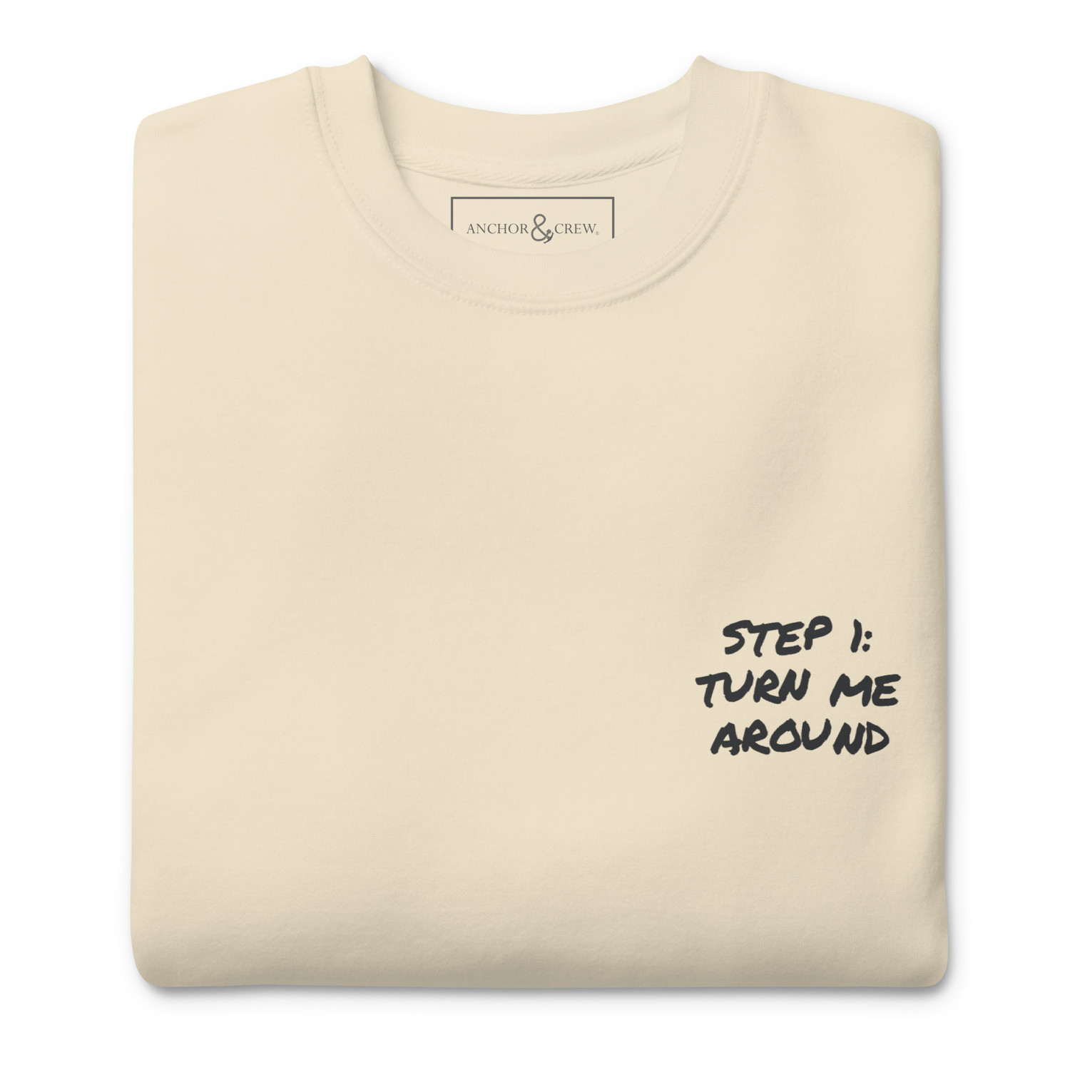 ANCHOR & CREW Actually Nevermind Annotations Organic Cotton Sweatshirt