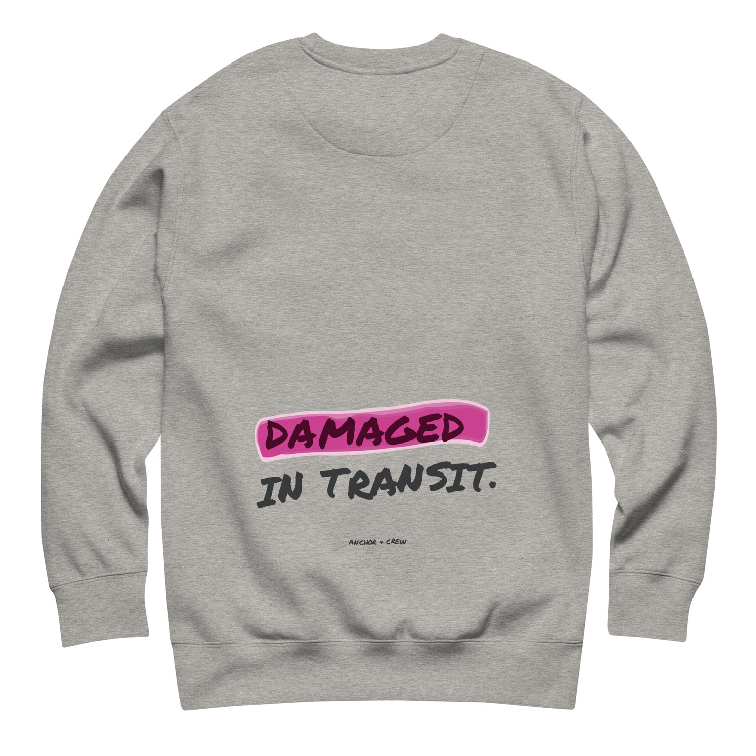 ANCHOR & CREW Out For Delivery Annotations Organic Cotton Sweatshirt 