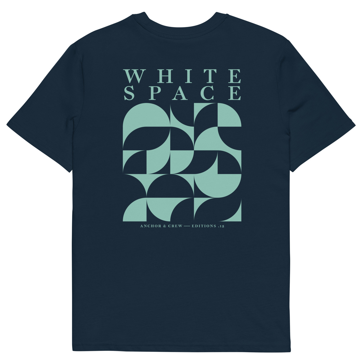 ANCHOR & CREW 15 White Space EDITIONS Organic Cotton T-Shirt 