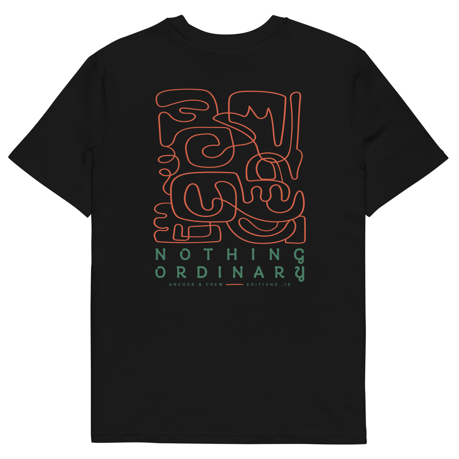 ANCHOR & CREW 16 Nothing Ordinary EDITIONS Organic Cotton T-Shirt 