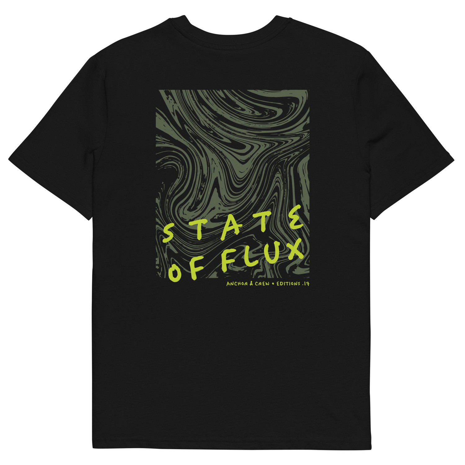 ANCHOR & CREW 17 State Of Flux EDITIONS Organic Cotton T-Shirt
