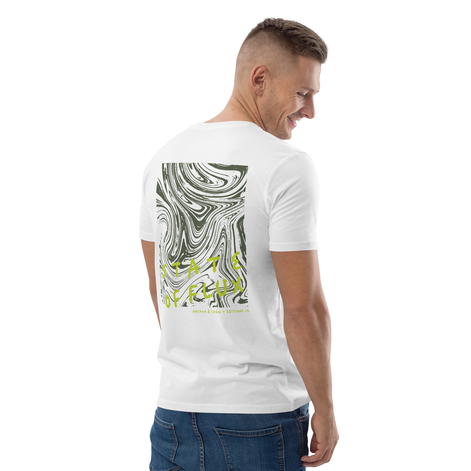 ANCHOR & CREW 17 State Of Flux EDITIONS Organic Cotton T-Shirt