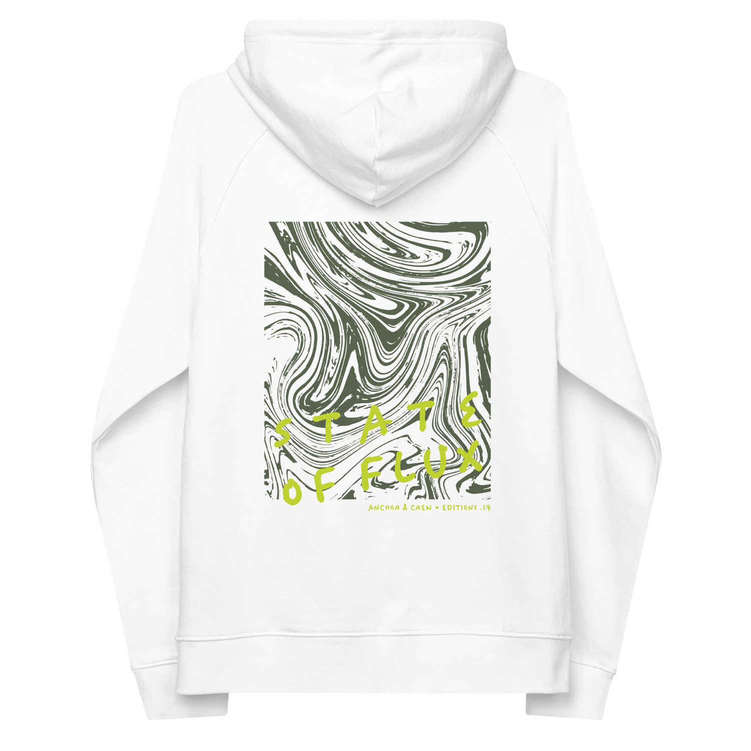ANCHOR & CREW 17 State Of Flux EDITIONS Organic Cotton Hoodie