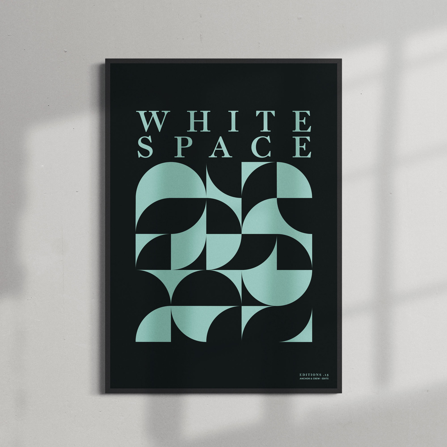 ANCHOR & CREW 15 White Space EDITIONS Matte Art Print