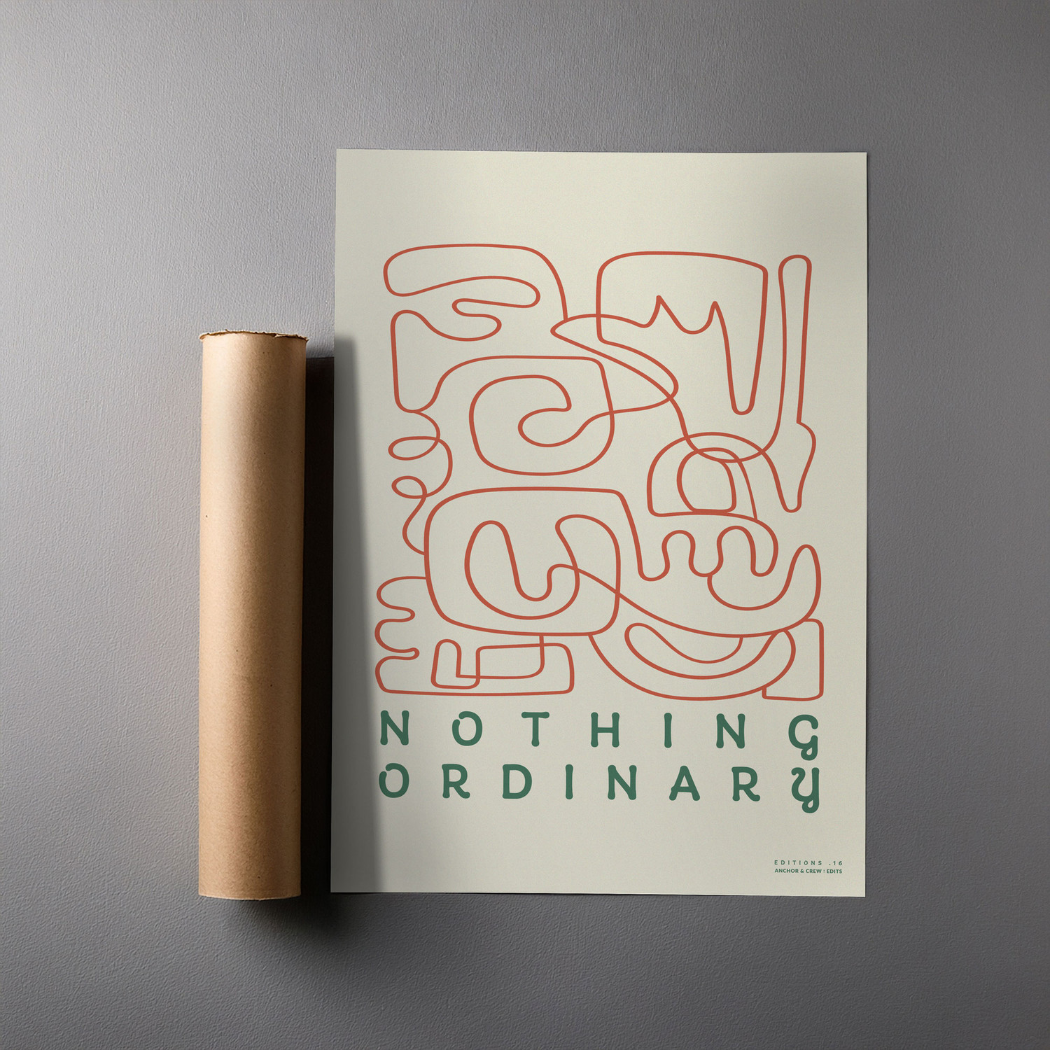 ANCHOR & CREW 16 Nothing Ordinary EDITIONS Matte Art Print