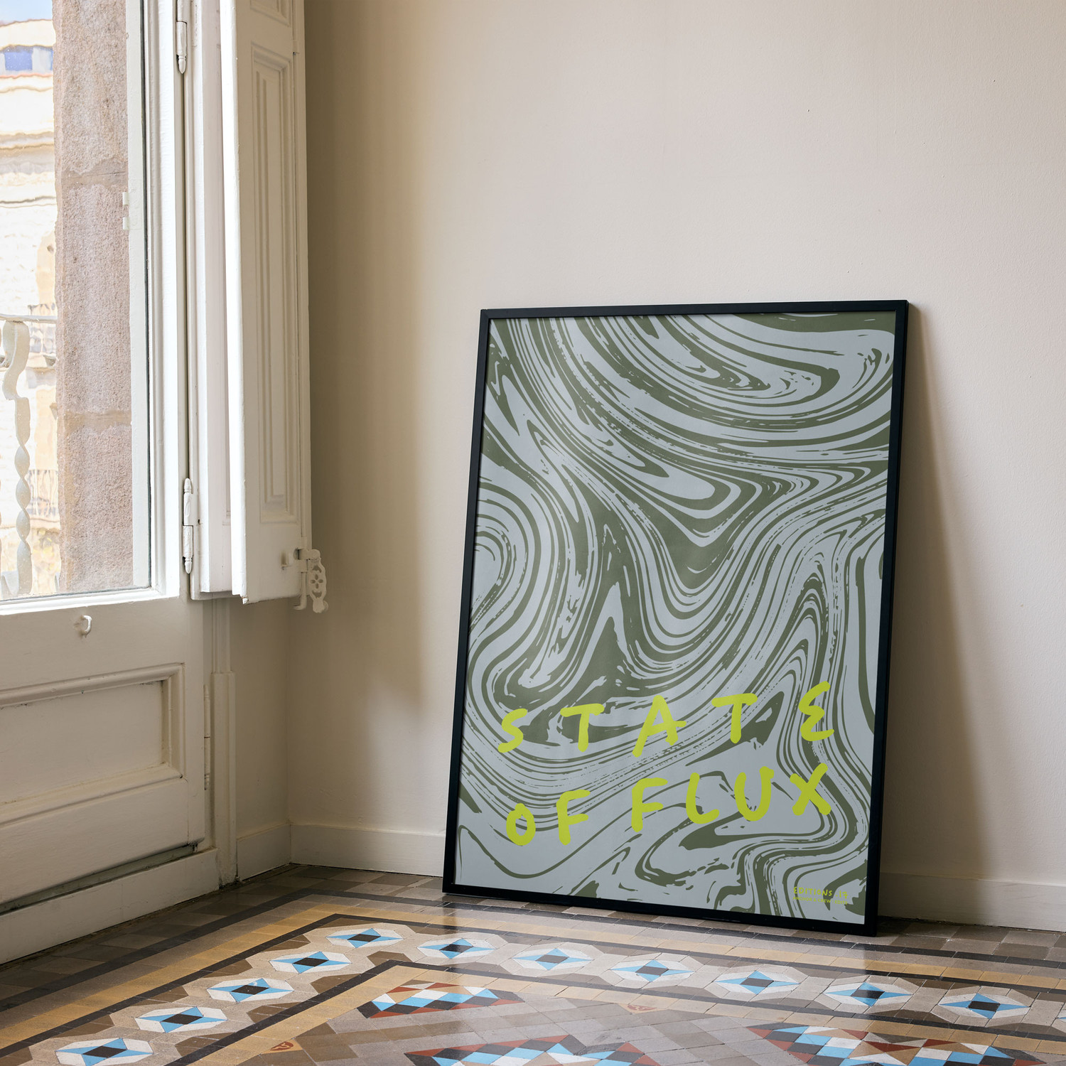 ANCHOR & CREW 17 State Of Flux EDITIONS Matte Art Print 