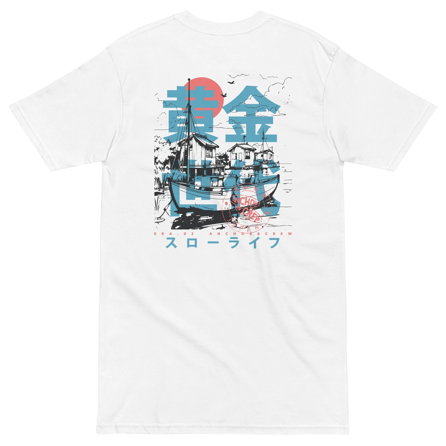 ANCHOR & CREW  02 Fisherman Japan ERA Heavy Cotton T-Shirt