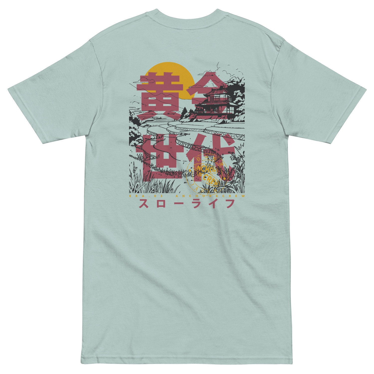 ANCHOR & CREW 03 Farmhouse Japan ERA Heavy Cotton T-Shirt