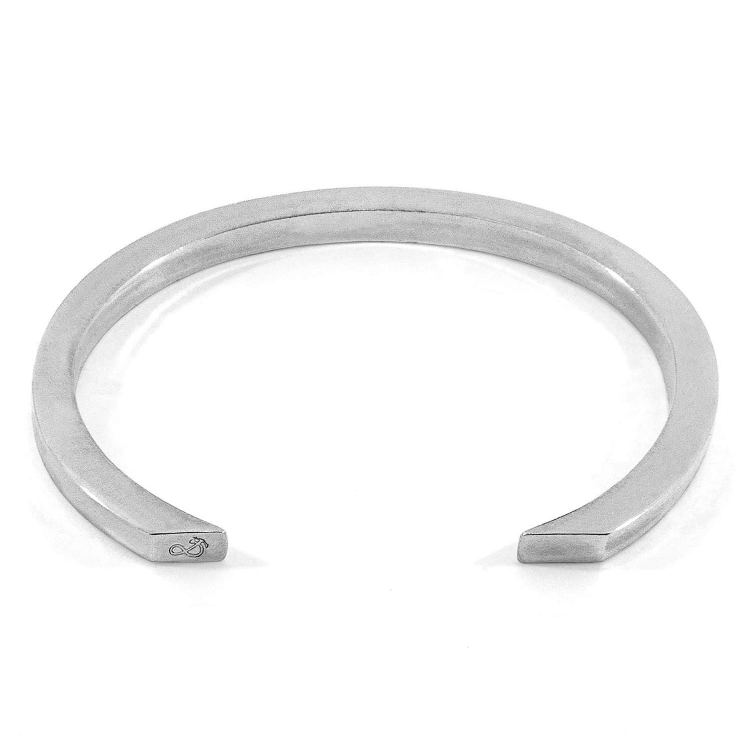 Anchor & Crew Cason Square Maxi Wayfarer Silver Bangle