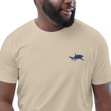ANCHOR & CREW Shark x Gone Swimming In The Wild Organic Cotton Embroidered T-Shirt