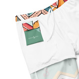 ANCHOR & CREW Vibrant Motif Pattern Recycled Fabric Swim Shorts