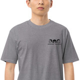 GUSTATORY Because No Good Day... Originals Heavy Cotton Embroidered T-Shirt 