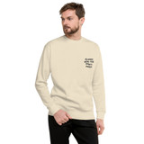 ANCHOR & CREW Small Print Annotations Organic Cotton Sweatshirt