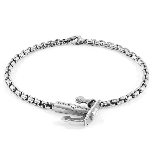 Signature Silver Chain Anchor Bracelet & Bangle Collection Signature Silver Chain Anchor Bracelet & Bangle Collection