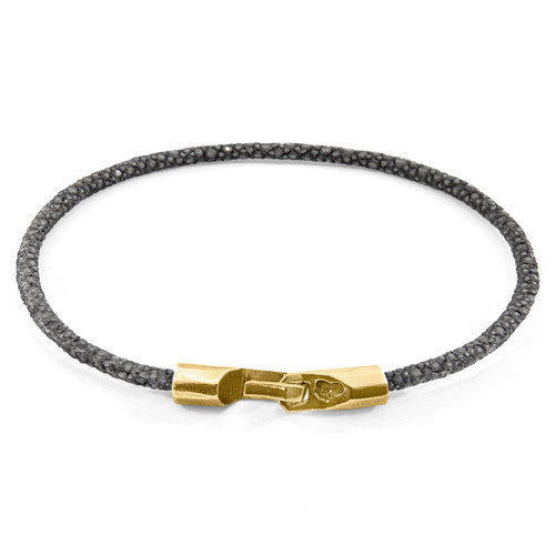 LUXE 9ct Gold & Leather Bracelets | ANCHOR & CREW ®