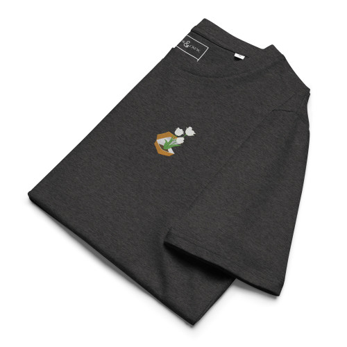 ANCHOR & CREW Tulip Garden Dystopia Organic Cotton Embroidered T-Shirt
