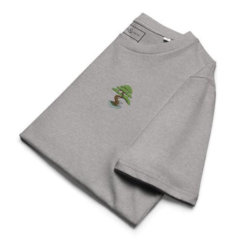 ANCHOR & CREW Bonsai Garden Dystopia Organic Cotton Embroidered T-Shirt