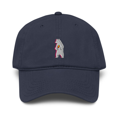 ANCHOR & CREW Polar Bear Day Out In The Wild Organic Cotton Embroidered Baseball Cap