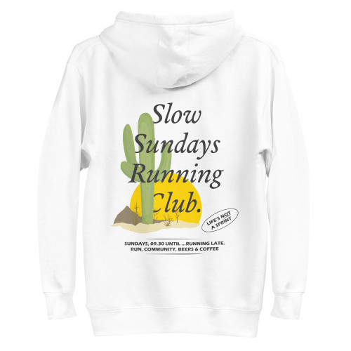 ANCHOR & CREW Cactus Slow Sundays Running Club Cotton Blend Hoodie