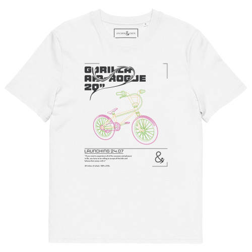 ANCHOR & CREW Gorilla Air-Rogue Bike Archives Organic Cotton T-Shirt