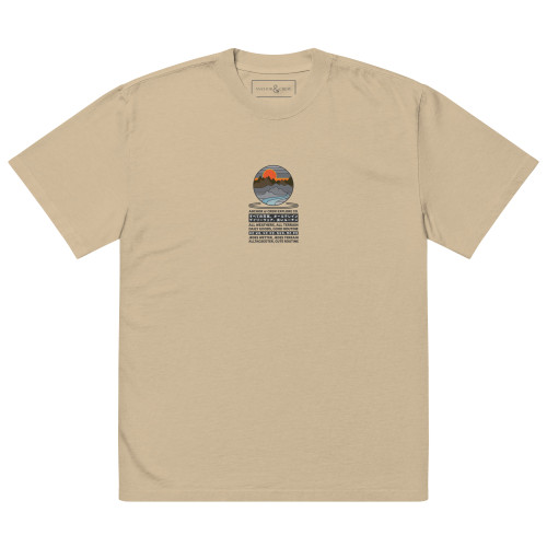 ANCHOR & CREW Panoramic Peaks Explore Co. Oversized Cotton T-Shirt 