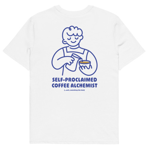ANCHOR & CREW x GUSTATORY Coffee Alchemist Organic Cotton Embroidered T-Shirt