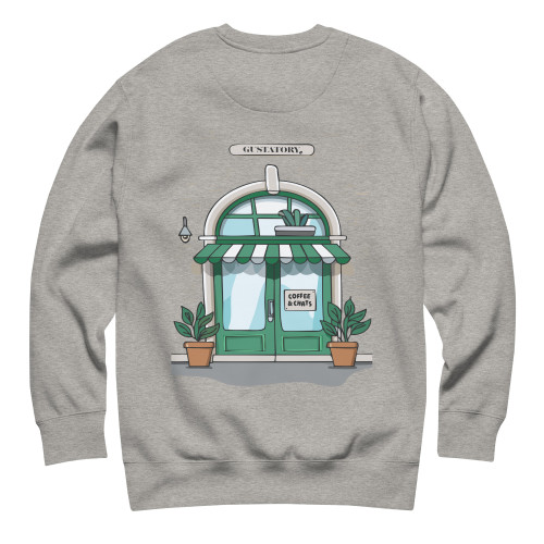 ANCHOR & CREW x GUSTATORY Coffee & Chats Cotton Blend Embroidered Sweatshirt