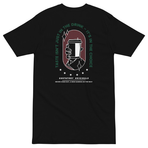 GUSTATORY Originals Good Taste... Heavy Cotton Embroidered T-Shir