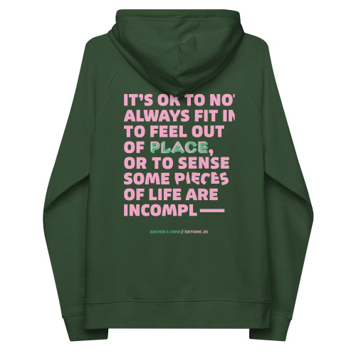 ANCHOR & CREW 05 It's Ok EDITIONS Organic Cotton Hoodie