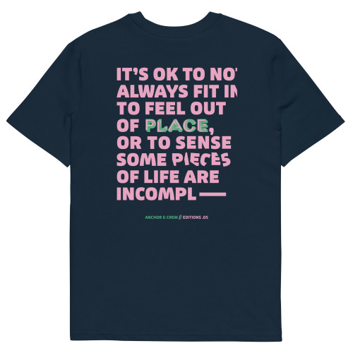 ANCHOR & CREW 05 It's Ok EDITIONS Organic Cotton T-Shirt